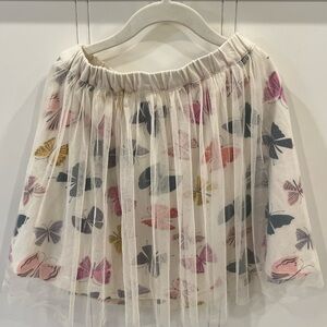 Hanna Andersson Multicolor Butterfly Skater Skirt